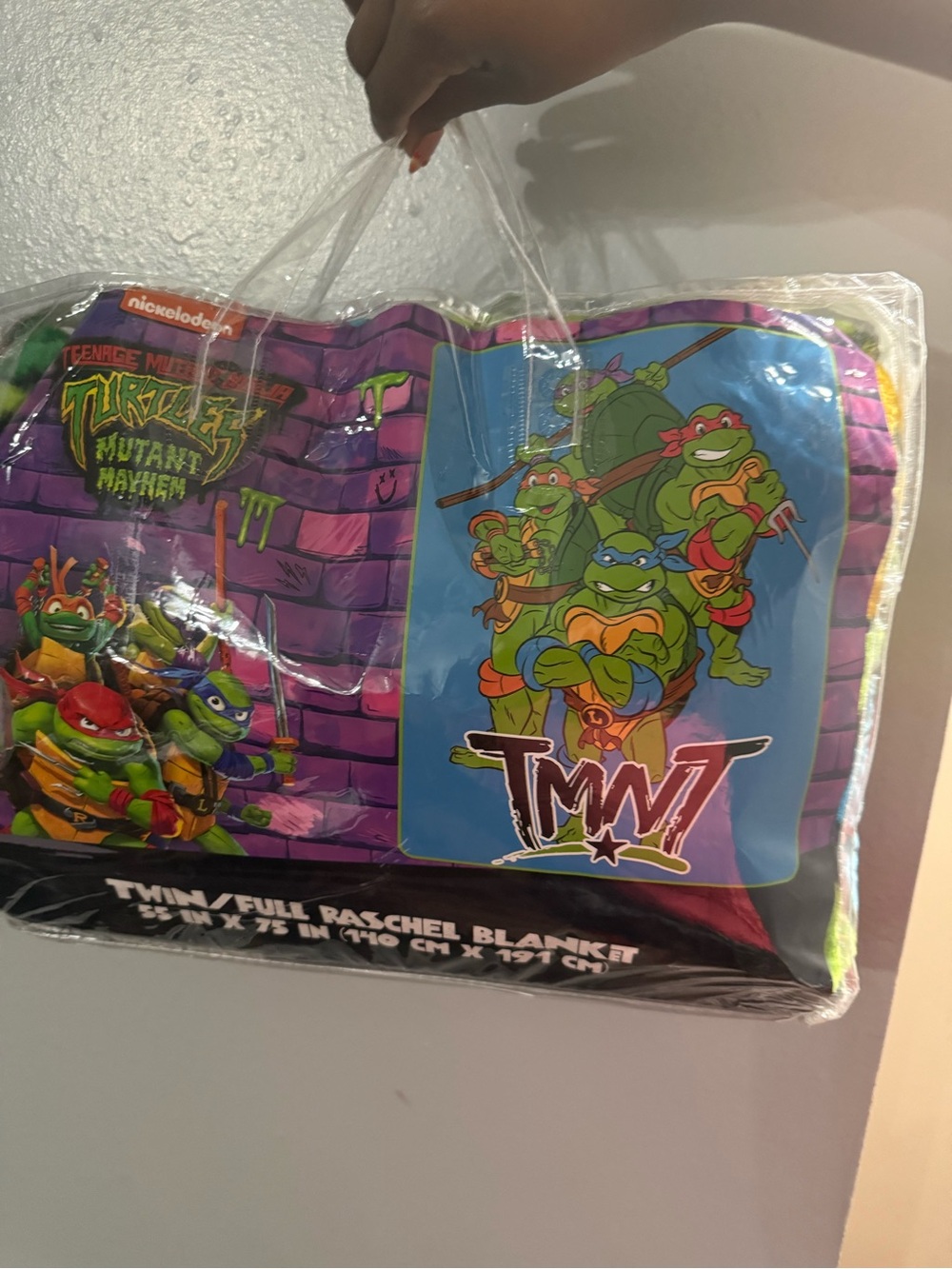 Teenage Mutant Ninja Turtles TMW Throw Blanket - Multicolor
